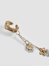 Load image into Gallery viewer, Cuff Earring Hanging flower