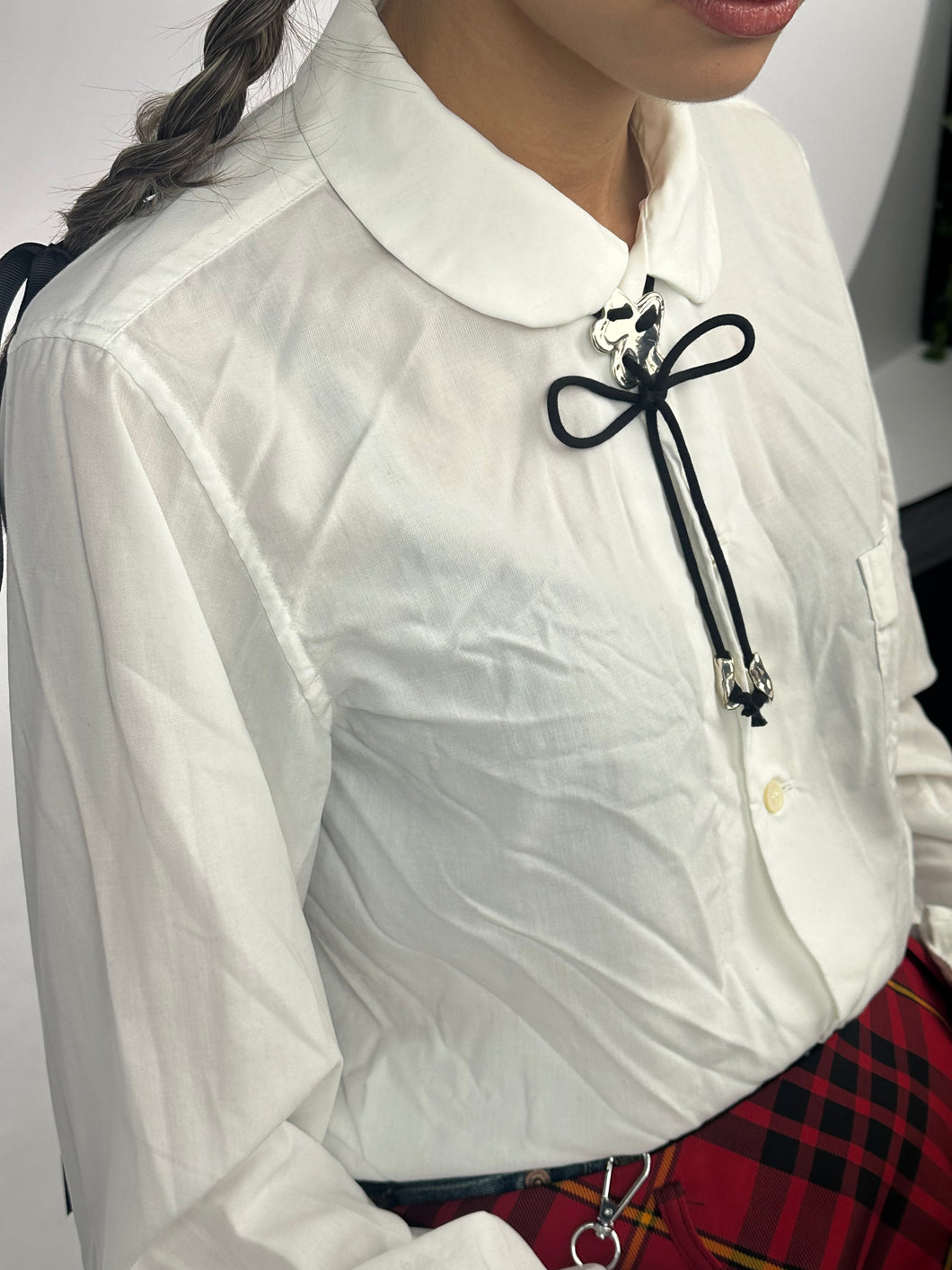 Black Flower tie (DROP 2)