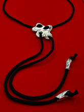 Load image into Gallery viewer, Black Flower tie (DROP 2)
